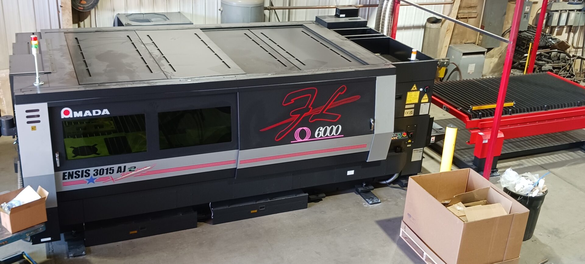 Amada 6000 w laser